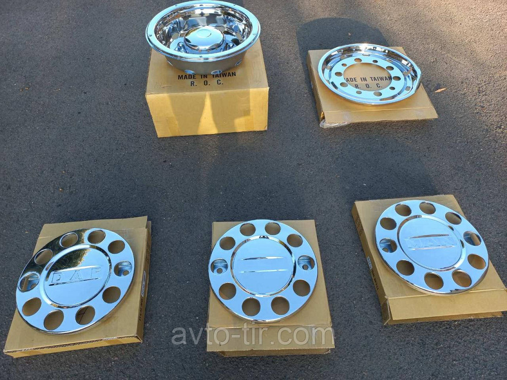 Ковпак колеса глибокий задній 22.5  (нержавійка) ведуча вісь Ковпак  задній 22.5 Ковпак 22.5 Луцьк - фото 8