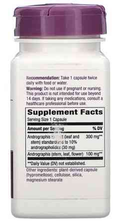 Андрографіс Nature's Way Andrographis 300 мг 60 капсул Київ