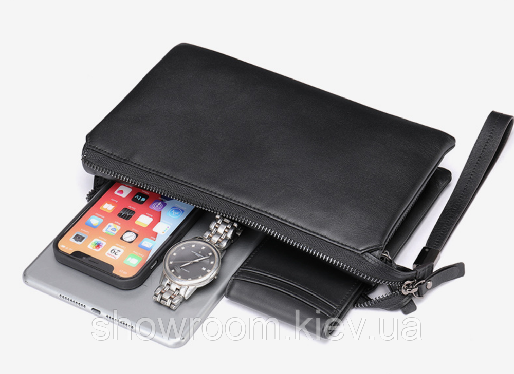 Мужской кожаный клатч Leather Collection (3004) Киев - изображение 6