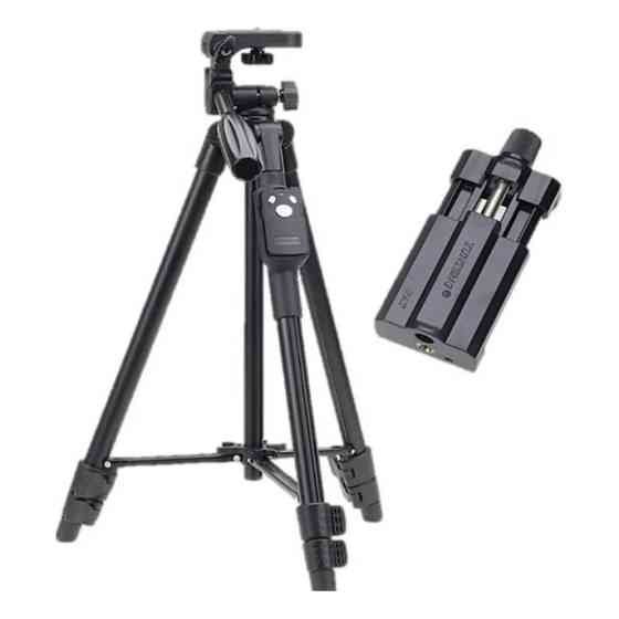 Штативи для фото камери TRIPOD 3388 + пульт, Штатив для знімання з телефона Штатив телефона гарний IM-70 Львів