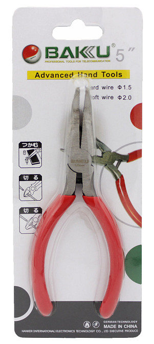 Плоскогубцы угловые BAKU BK-055 125mm Днепр - изображение 1