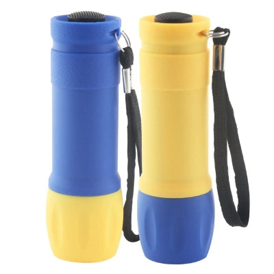 Фонарь Quantum Smile yellow+blue 3W COB 3xAAA 2шт/уп (QM-FL1045-PB) Винница - изображение 1