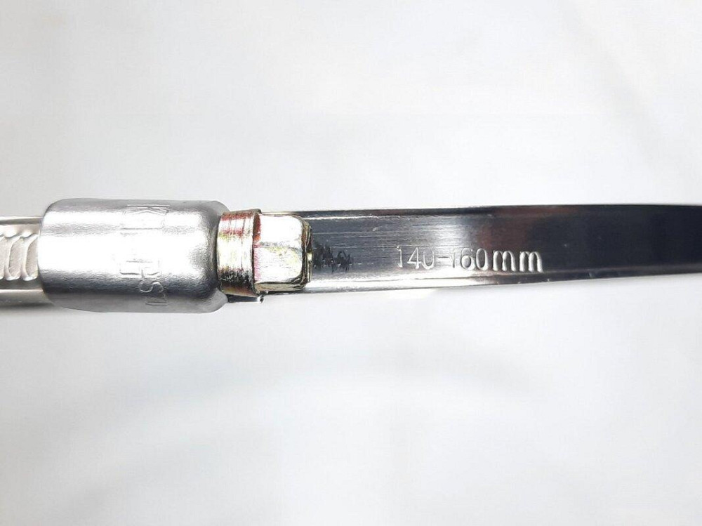 Хомут нержавіюча сталь King STD 140-160 (10шт) Вінниця - фото 2