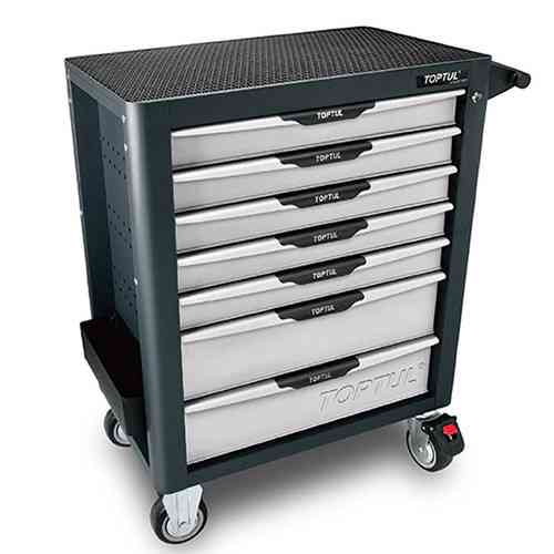 Тележка для автосервиса инструментальная TOPTUL (Pro-Plus) 7 секций (серая) TCAL0703 Одесса