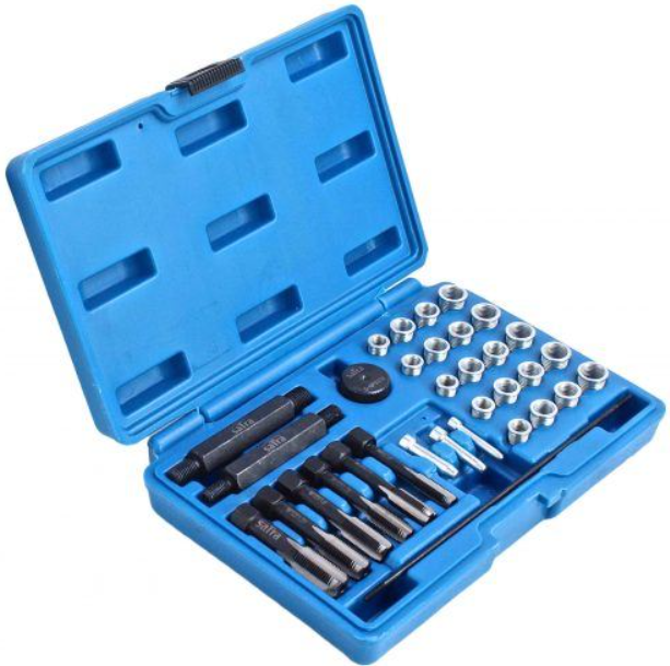 Набор метчиков для восстановления резьб свеч накаливания 33 единиц SATRA S-GP33TK Чернигов - изображение 1