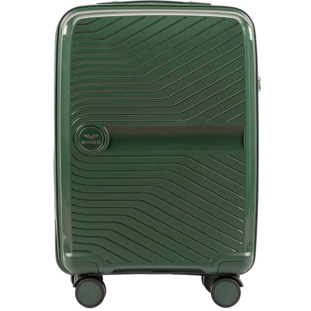 Валіза поліпропіленова WINGS 181-04 мала 55 см зелена Київ - фото 2