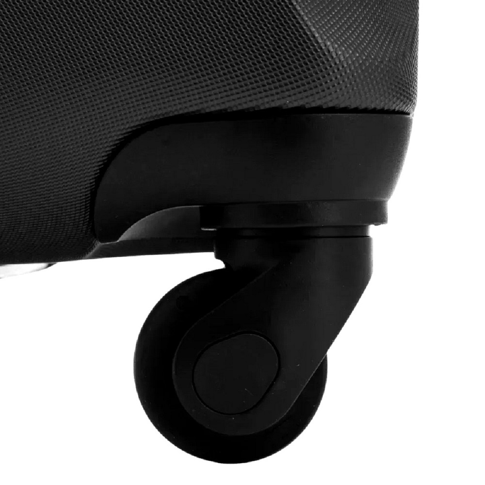 Валіза пластикова Wings HRR01 середня 65 см чорна Київ - фото 9