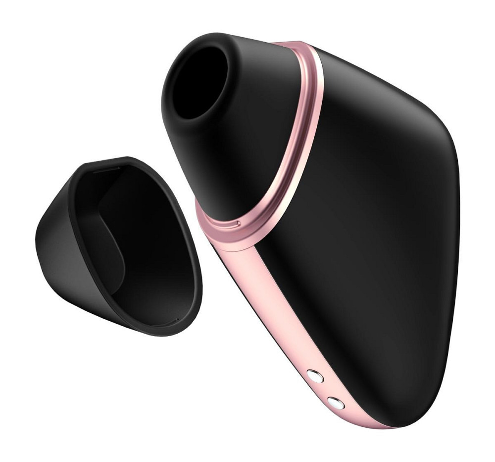 Вакуумный стимулятор клитора Satisfyer Love Triangle Sucking, черный Sex Aura Киев - изображение 2