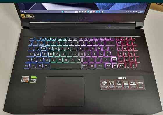 Aser Nitro 17 R7 5800H/RTX 3070 8Gb/RAM16GB /SSD1TB /144Hz. Київ
