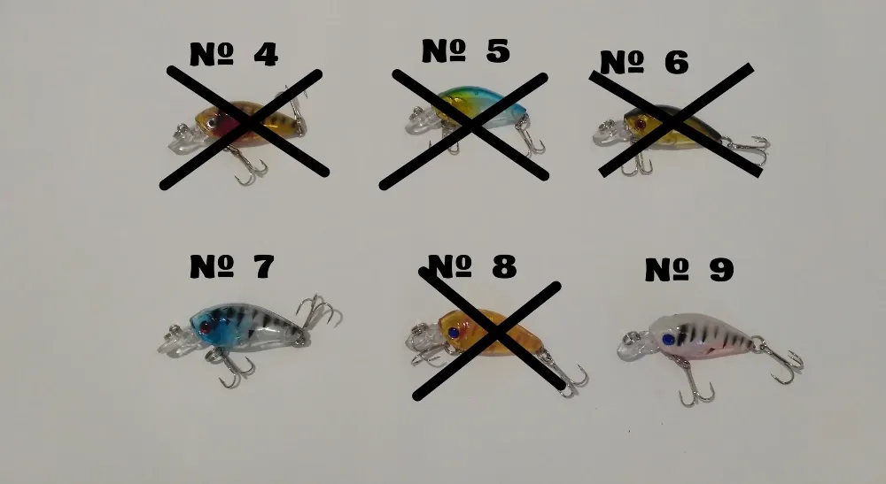 Воблер 3.59 гр. 4.5 см. Плавающий Киев - изображение 1