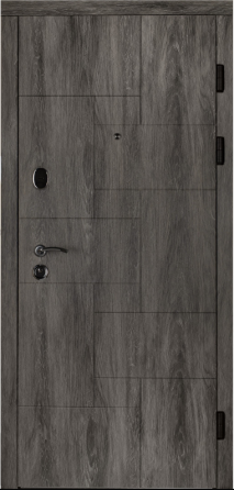Двері вхідні Наші Двері РУБЕЖ Ескада 26 Дуб шато 960х2050 мм Київ