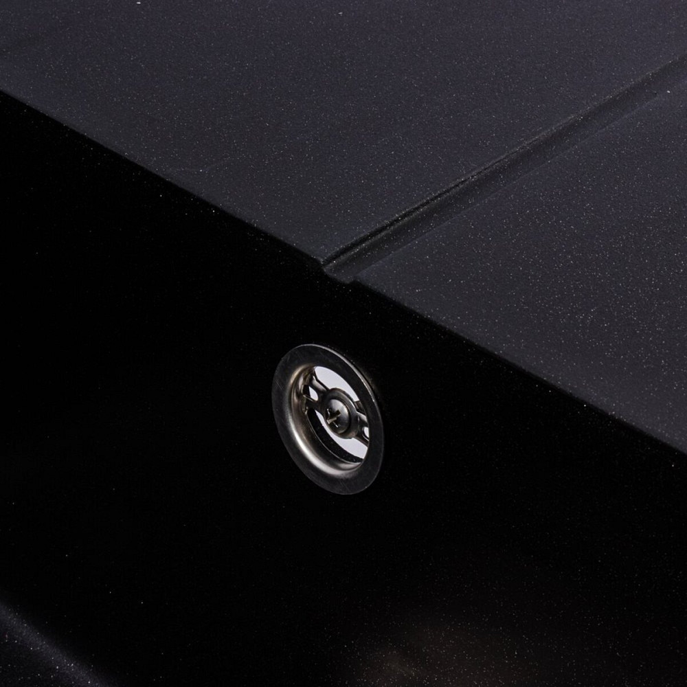 VALESO Гранітна мийка VALESO CALYPSO 7950 матова Чорний металік Коломыя - изображение 14