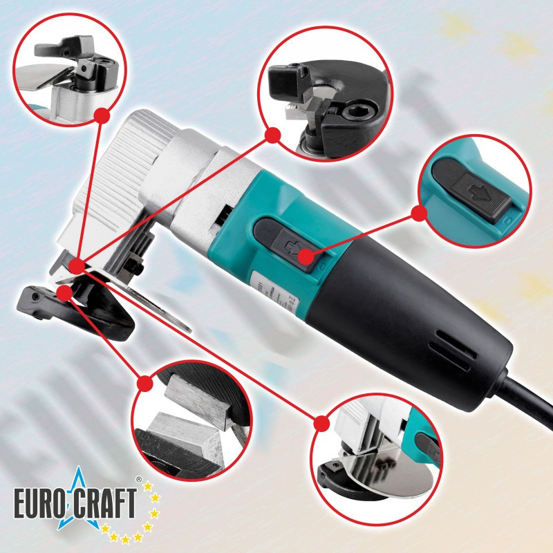 Електроножиці Euro Craft ES001 – метал до 3 мм, потужність 1800 Вт Львів - фото 10