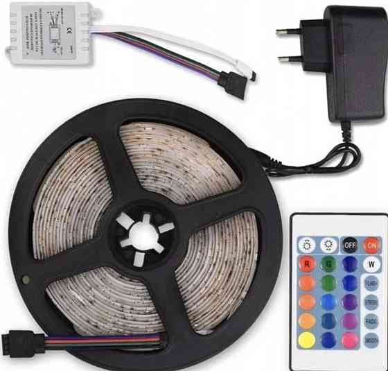 Світлодіодна стрічка пультом LED Гірлянда 50*50 Лента гирлянда. Харків