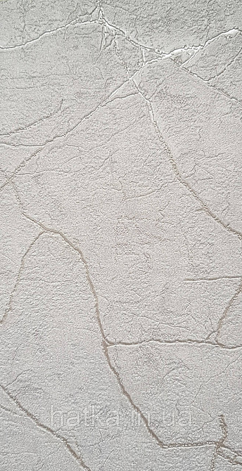 Шпалери вінілові на флізеліні AdaWall Roka 1.06х10 під камінь структурні темно-сірі прожилки сріблом 23107-4 Київ - фото 2