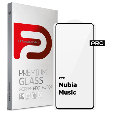Скло захисне Armorstandart Pro ZTE Nubia Music Black (ARM78904) Вінниця - фото 1
