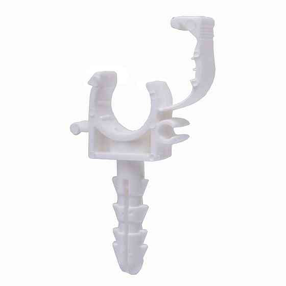 Клипса для трубы металлопластиковой с дюбелем NEW 20х2,0 Киев