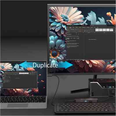 Концентратор J5create USB-C + USB A to 2xUSB + USB-C switch hub (JCH462-N) Винница