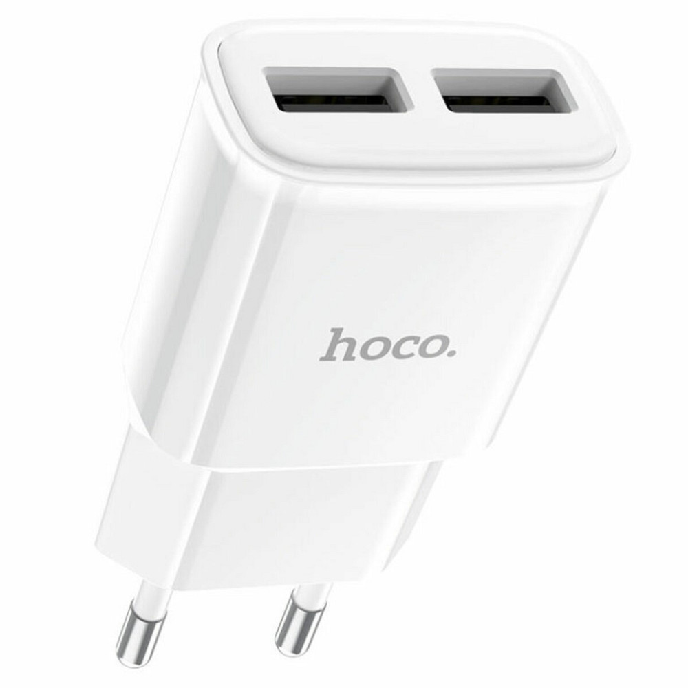 Мережевий зарядний пристрій HOCO C88A Star round dual port charger White Киев - изображение 2