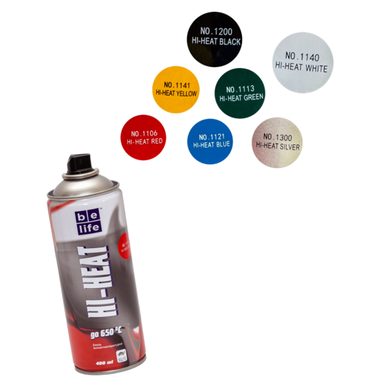 Belife фарба жаростійка срібло 400 мл Харків