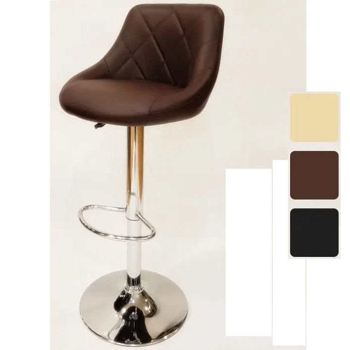 Барний стілець Hoker Rondo / TOLEDO регульований стільчик крісло для кухні, барної стійки Коричневий Київ - фото 1