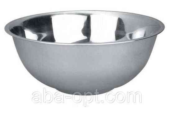Миска Немецкая из нержавеющей стали V 2 л Ø 22 см ( шт ).Aba-Opt Одесса