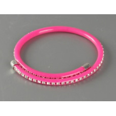Розовый браслет на руку со стразами Киев - изображение 1