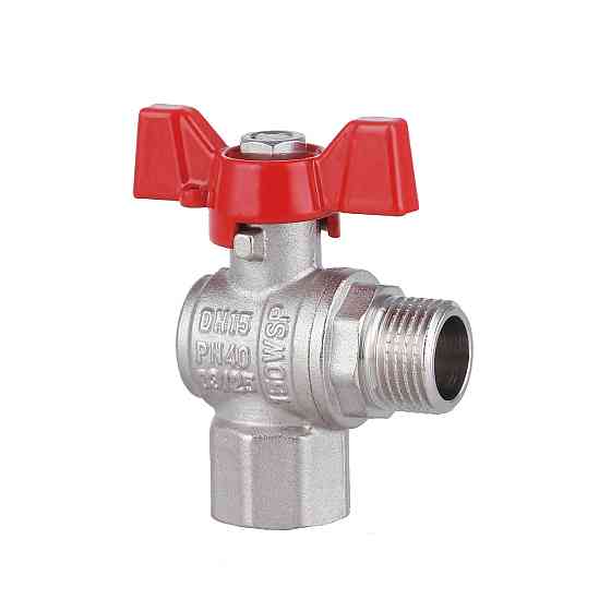 Кран кульовий Thermo Alliance Forte 1/2" ВН для води кутовий (метелик) SF267W15 Київ