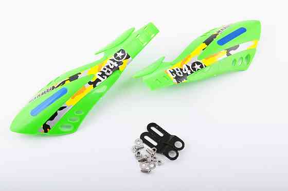 Захист рук на кермо (mod:4, GLOVES, зелені) XJB Київ