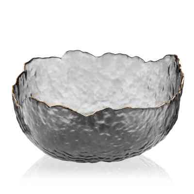 Салатник Ardesto Bell 19.5см, скло, сірий (AR5007) Винница