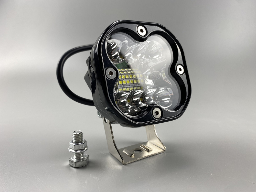 Фара LED квадратна 48W chip 3030 22 led діодів світлодіодна робоча Мукачево - фото 10