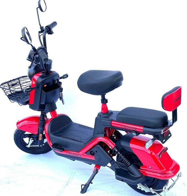 Електричний велосипед Crosser CR2 800W (графенові акб 60V/24Ah)Красный. Харків - фото 4