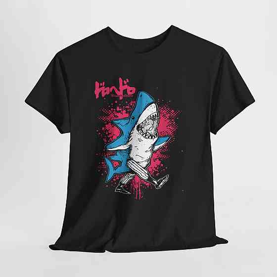 Футболка з аніме принтом Дорохедоро Каіман Нікаідо Ноі оверсайз (S/M/L) Чорний AnimeJ0567 Дніпро