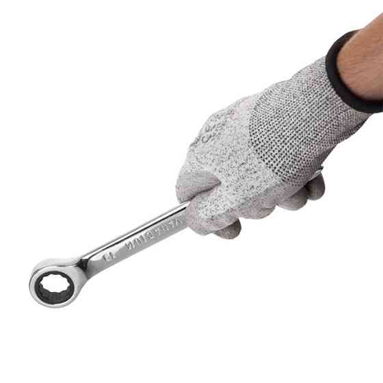 Ключі ріжково-накидні INTERTOOL 8 од.: 8-19 мм (8-10-12-13-14-15-17-19), Cr-V, PROF DIN3113 Львів