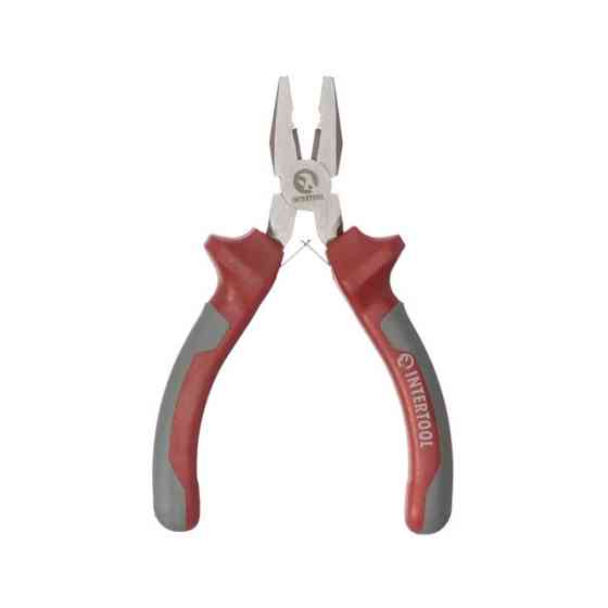 Плоскогубці 115 мм, прецизійні, комбіновані рукоятки INTERTOOL NT-0101 Київ