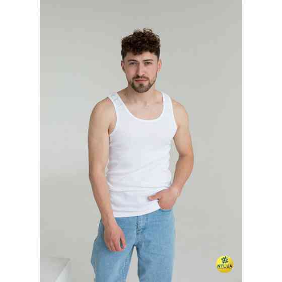 Майка чоловіча 100% - бавовна Наталюкс 21-1103 XL Київ