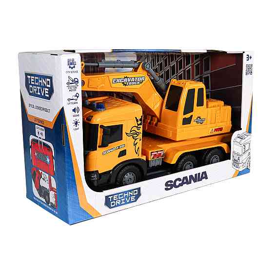 Автомодель серії Super Big Truck – Екскаватор Scania (світло, звук) Днепр
