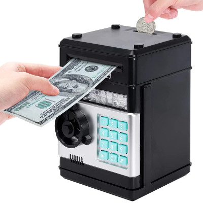 Інтерактивна іграшка UFT сейф-скарбничка музична з електронним купюроприймачем Cashbox Black (UFTCashboxBlack) Вінниця - фото 3