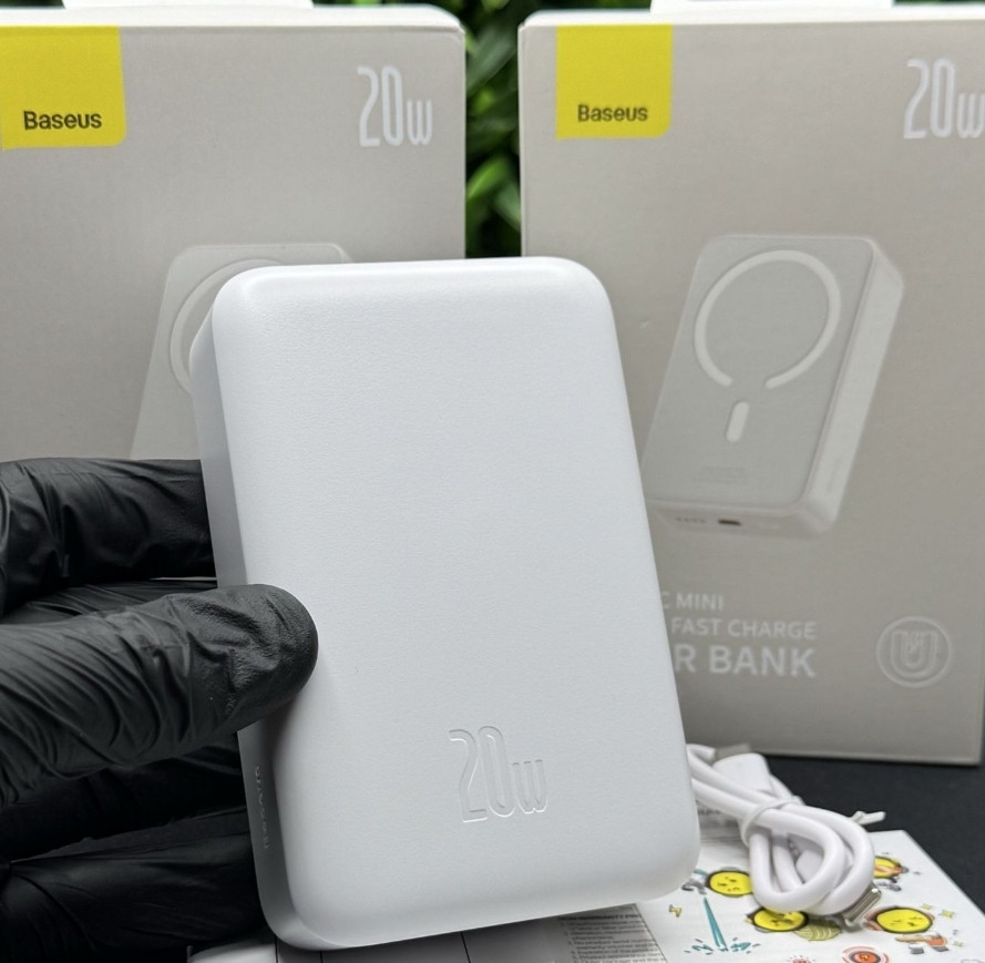 Павербанк магнетик Базеус Baseus 20000 mAh 20w powerbank павер. Київ - фото 7