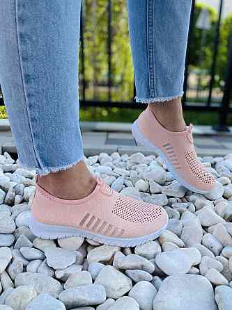 Fashion Жіночі сліпони рожеві FASHION 308-307 весна-літо / Мокасини сітка літні р. 39 Коломия
