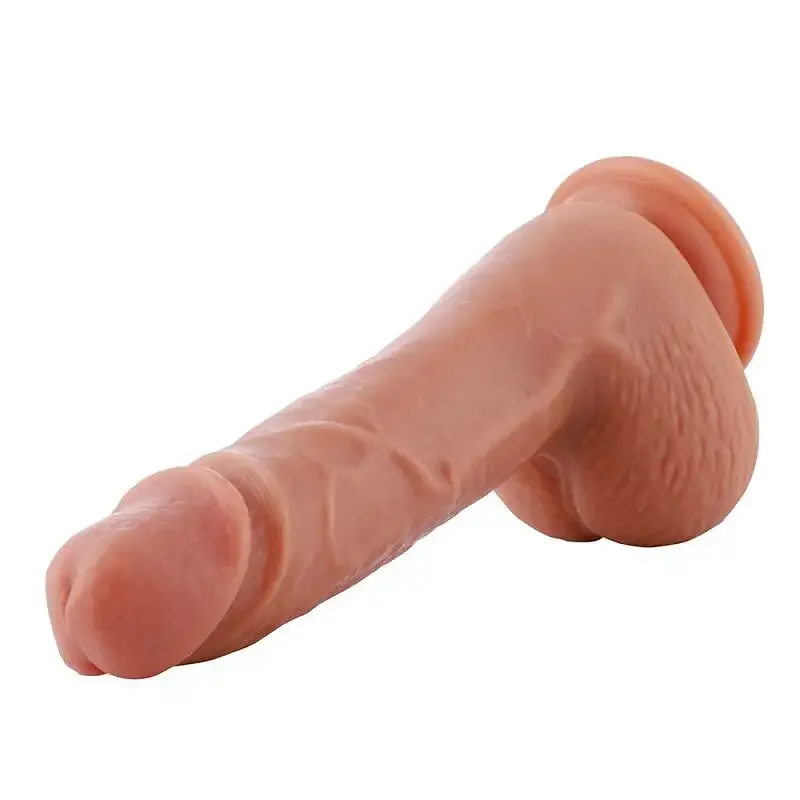 Ультрареалістичний фалоімітатор для секс-машин Hismith 8.3″ 2-layers Silicone Flesh Dildo, 2-шаровий Львів - фото 1