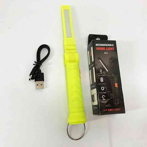 Ліхтар кемпінговий настільний Worklight G51-LED-COB, Ліхтар прожектор, Лампа для кемпінгу FL-493 для подорожей Київ