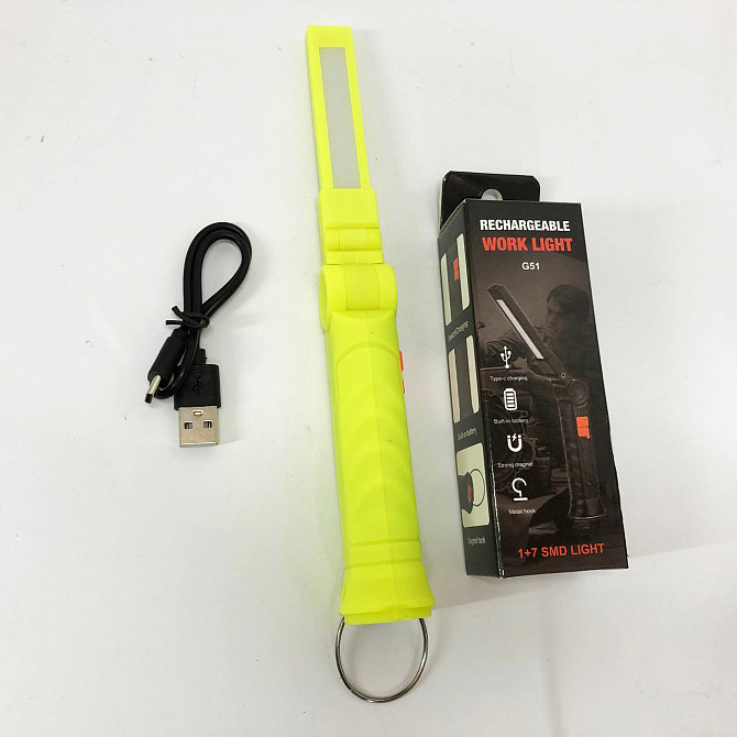 Ліхтар кемпінговий настільний Worklight G51-LED-COB, Ліхтар прожектор, Лампа для кемпінгу FL-493 для подорожей Київ - фото 4