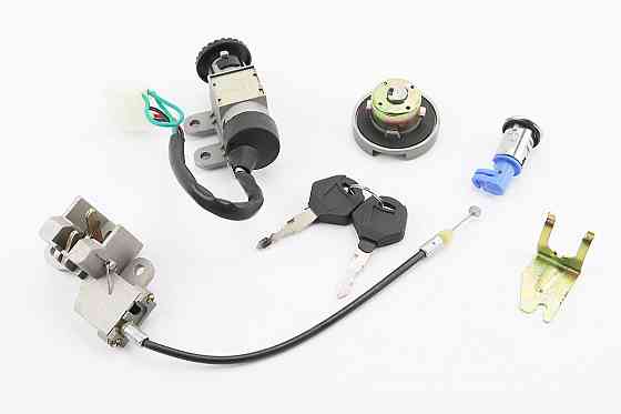 Замки к-кт (запалювання, сидіння, кришка бака кругла) Киев