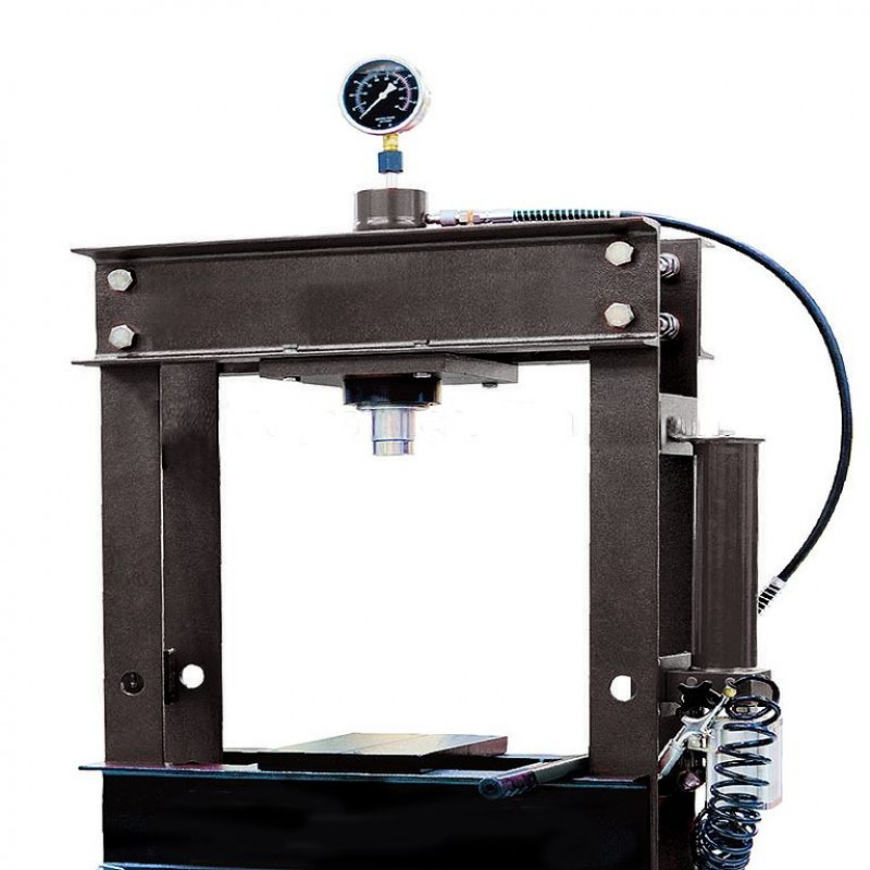 Прес 30т гідравлічний напольний з манометром, ручний/ножний привід (роб. висота: 0-975ММ, роб. ширин Одеса - фото 2