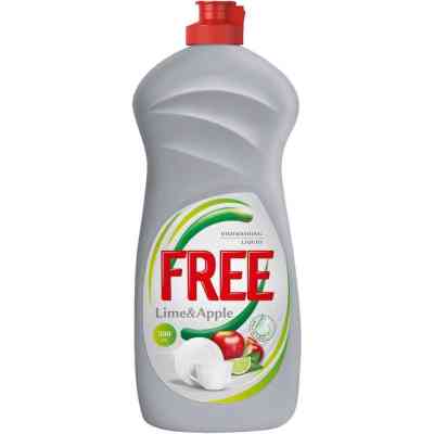 Средство для ручного мытья посуды Free Лайм и яблоко 500 мл (4820196010579) Вінниця