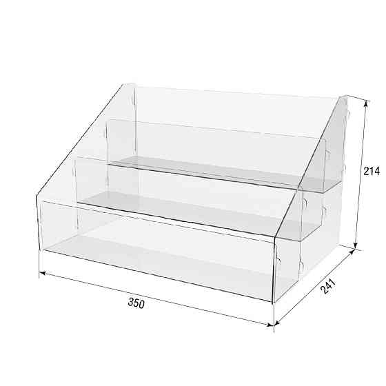 Товарна горка EKOSTAR на 3 полки 350х241х214 Київ