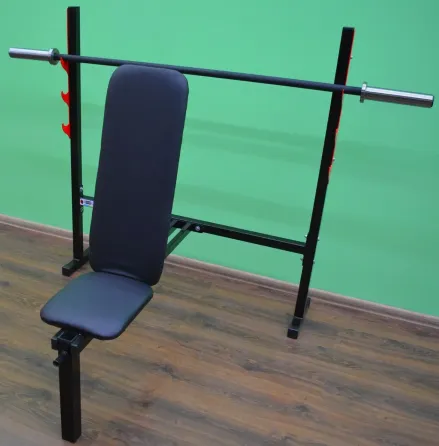 Лавка для жиму зі стійками Стандарт олімпійський Стійки, лавки для жиму і присідань регульована Київ