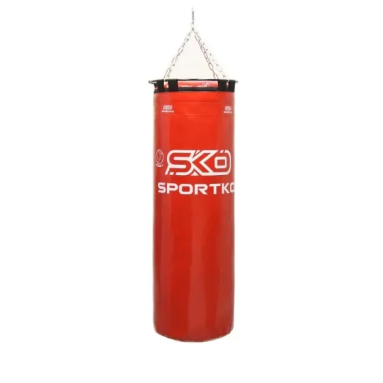 Мешок боксёрский Элит МП-02 ПВХ SPORTKO (d-30 см,вес-20-25кг, h-110см) ШЕШЕ САМОВИВИЯ! Вишнёвое