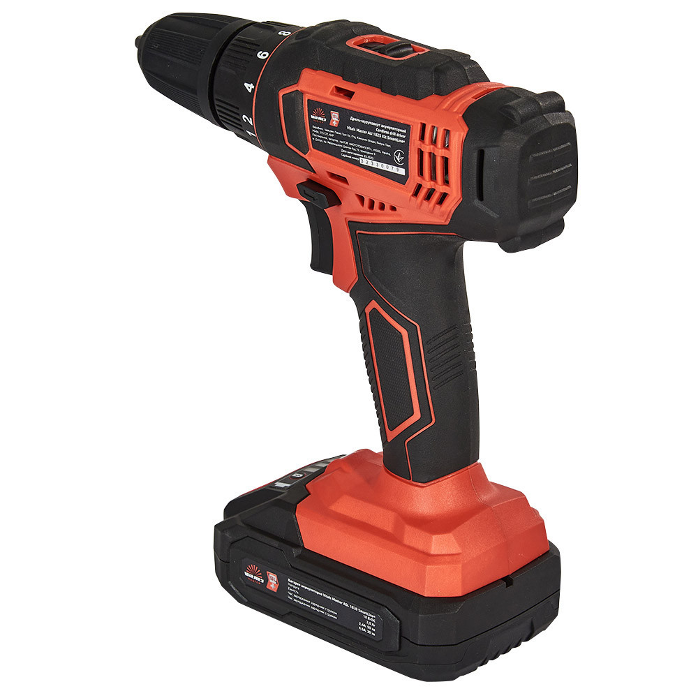 Дриль-шурупокрут акумуляторний Vitals Master AU 1825 Kit SmartLine+ Харків - фото 5